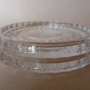 Dessous de bouteille en cristal Val Saint Lambert
