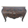 Curved commode in Louis XV style – marquetry & marble – bronze fittings