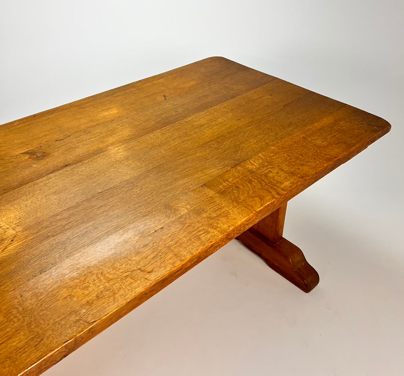 Mid Century Oak Monastery Table, 1960s