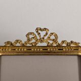 Pair of gilt bronze photo frames
