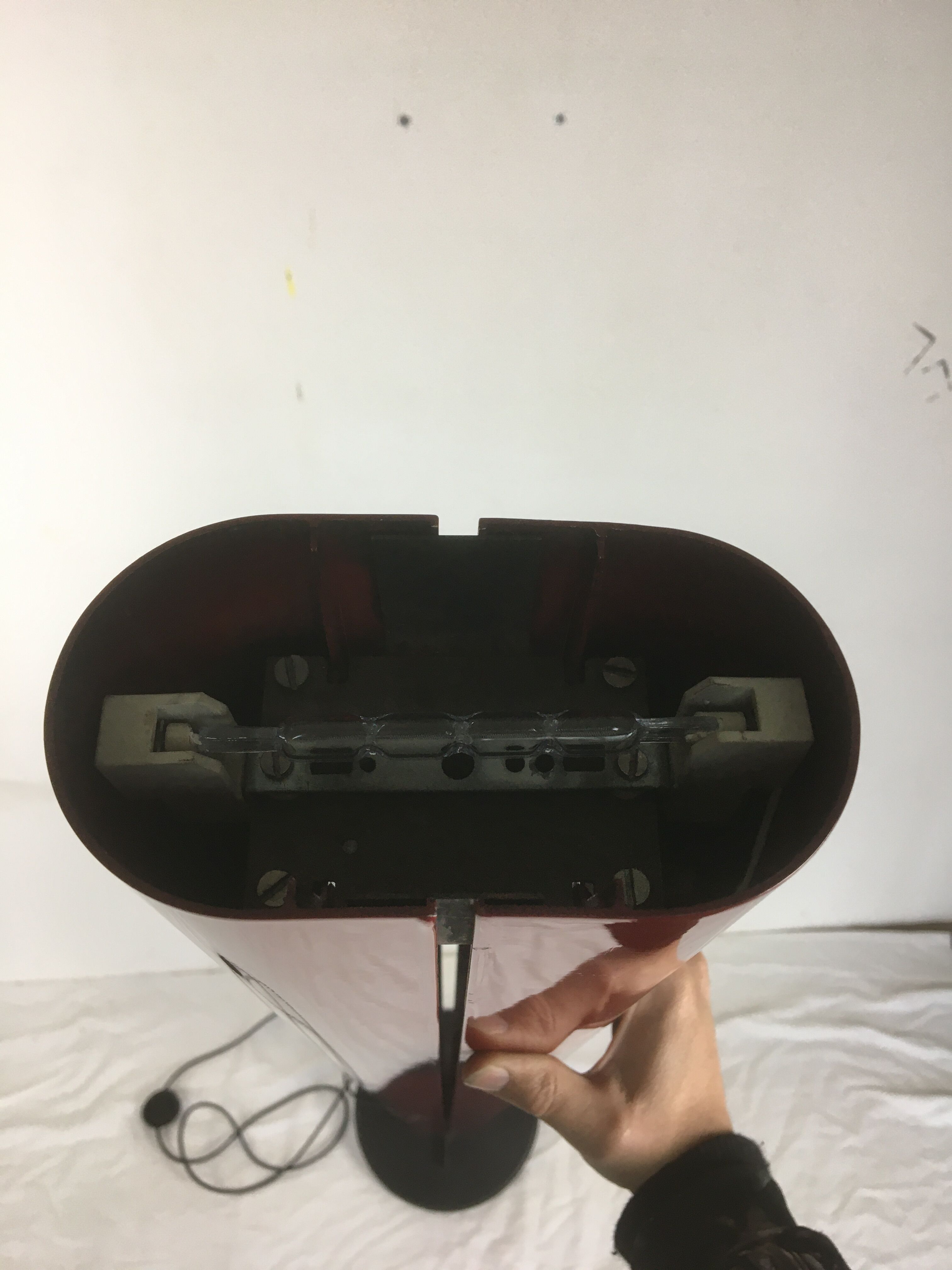 Halogen parquet lamp artemide model megaron