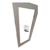 Modern White Lacquered Mirror - Excellent condition