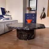 Octagonal marble table