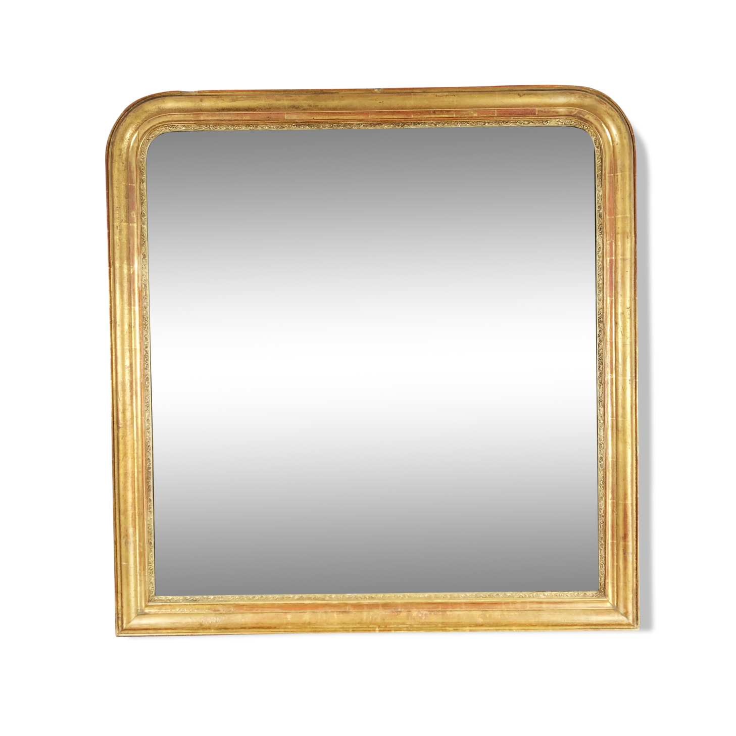 Antique fireplace mirror Louis Philippe 104x108cm