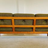 Canapé 3 personnes vintage rétro danois du milieu du siècle par Arne Wahl Iversen 1970