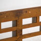 Antique painted pine bank chest – Central Europe, circa 1920
