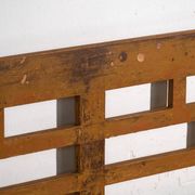 Antique painted pine bank chest – Central Europe, circa 1920