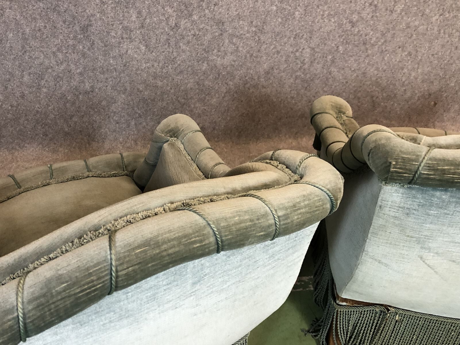 Pair of armchairs Toad of the 1930s