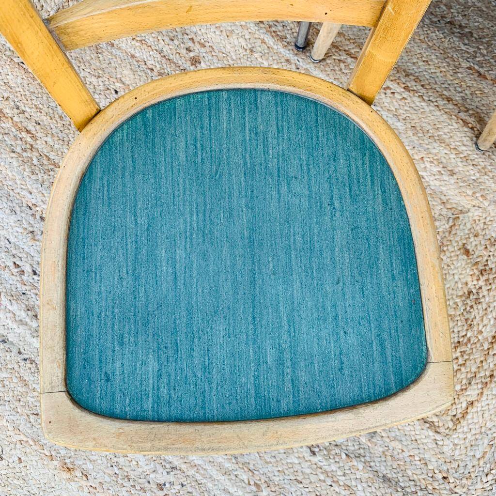 Set of 8 mismatched chairs