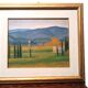 Peinture à l'huile sur toile paysage toscan signé r.venturi