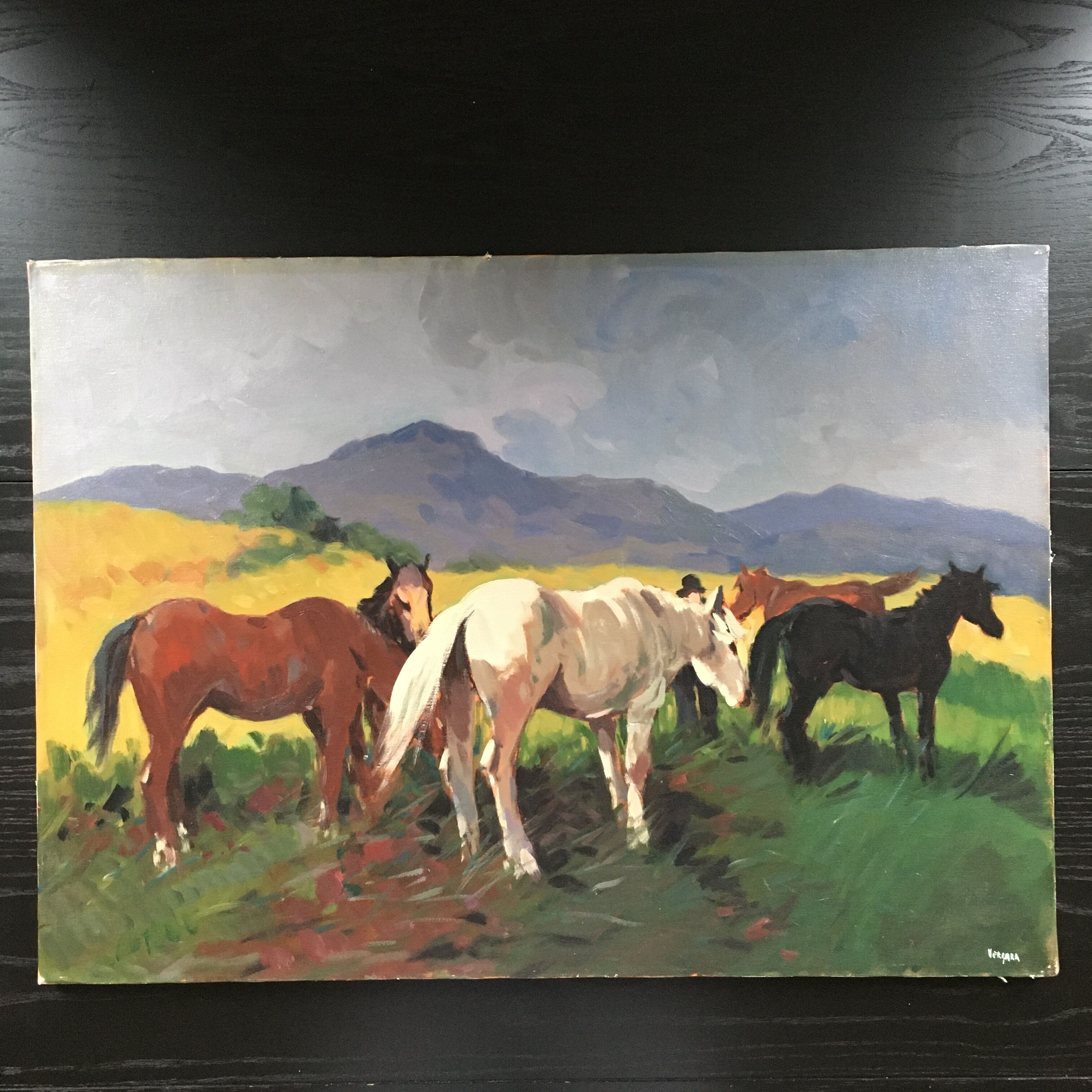 Wild Horses Painting