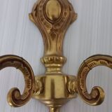 Louis XV style double bronze wall light