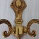 Louis XV style double bronze wall light