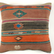 Vintage Turkish kilim cushion cover 55x55cm