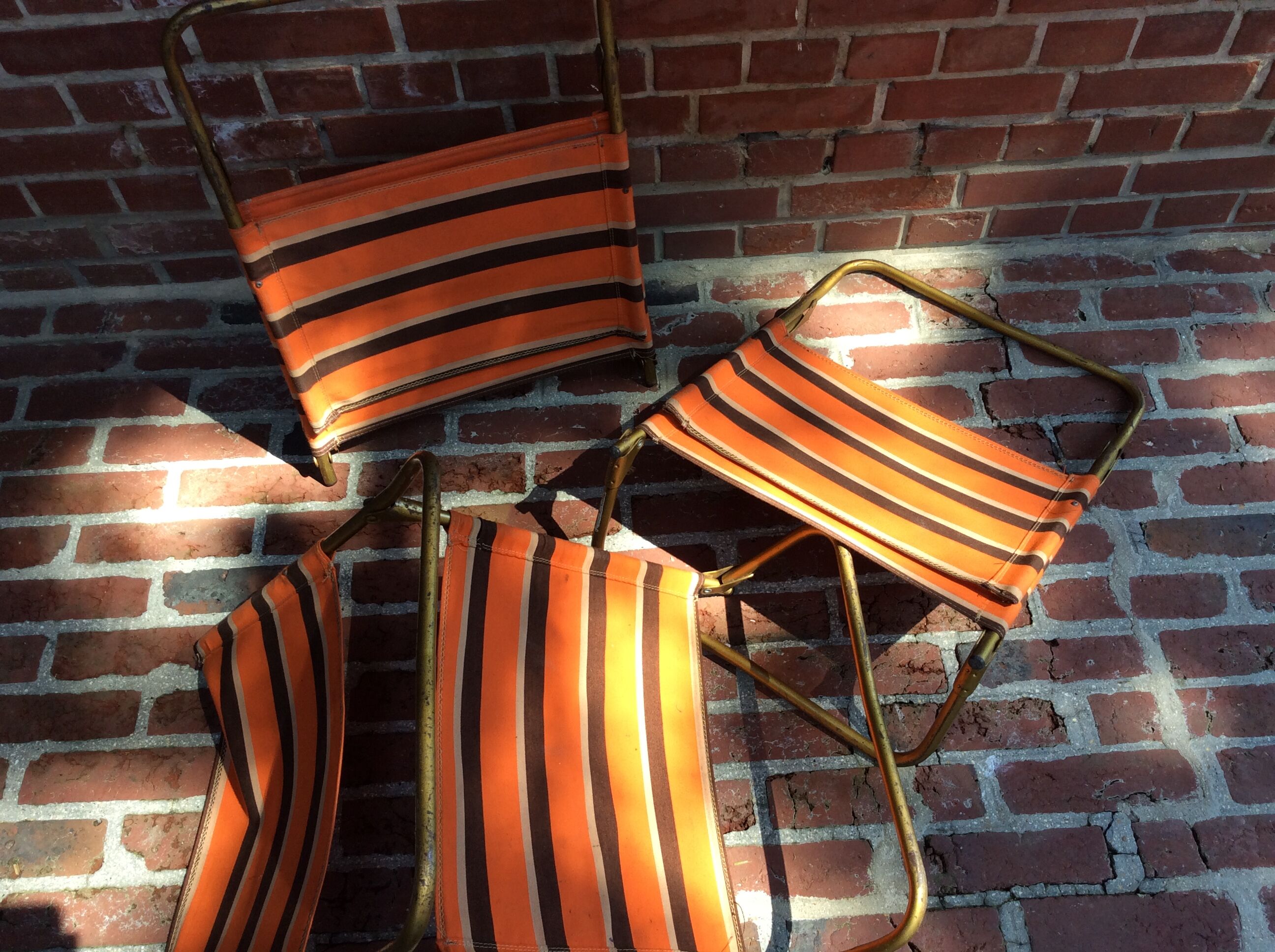Vintage camping chairs