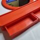 Miroir Syla vintage et étagère de salle de bain, orange, années 70