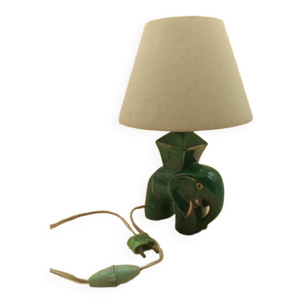Lampe Berger REVOL En Porcelaine, Forme éléphant, Fabrication Française