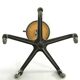 Sixties vintage aluminium adjustable dentist stool