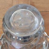 Vintage crystal bee nest vase