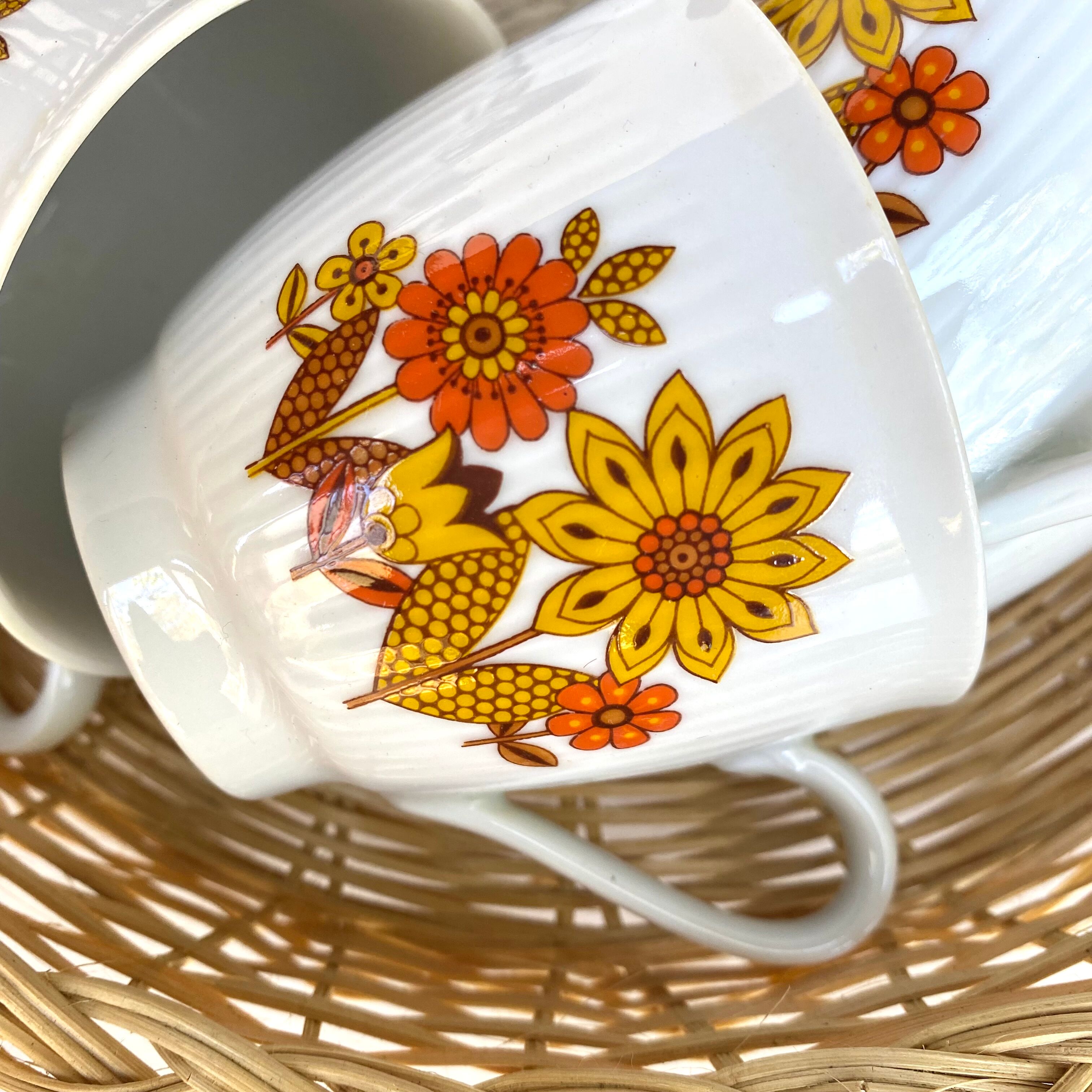 Vintage porcelain coffee cups