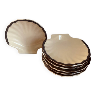 6 shell-shaped dishes Émile Henry