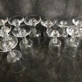 11 glasses and 1 wine carafe