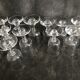 11 glasses and 1 wine carafe