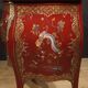 Commode chinoise laquée, peinte et dorée