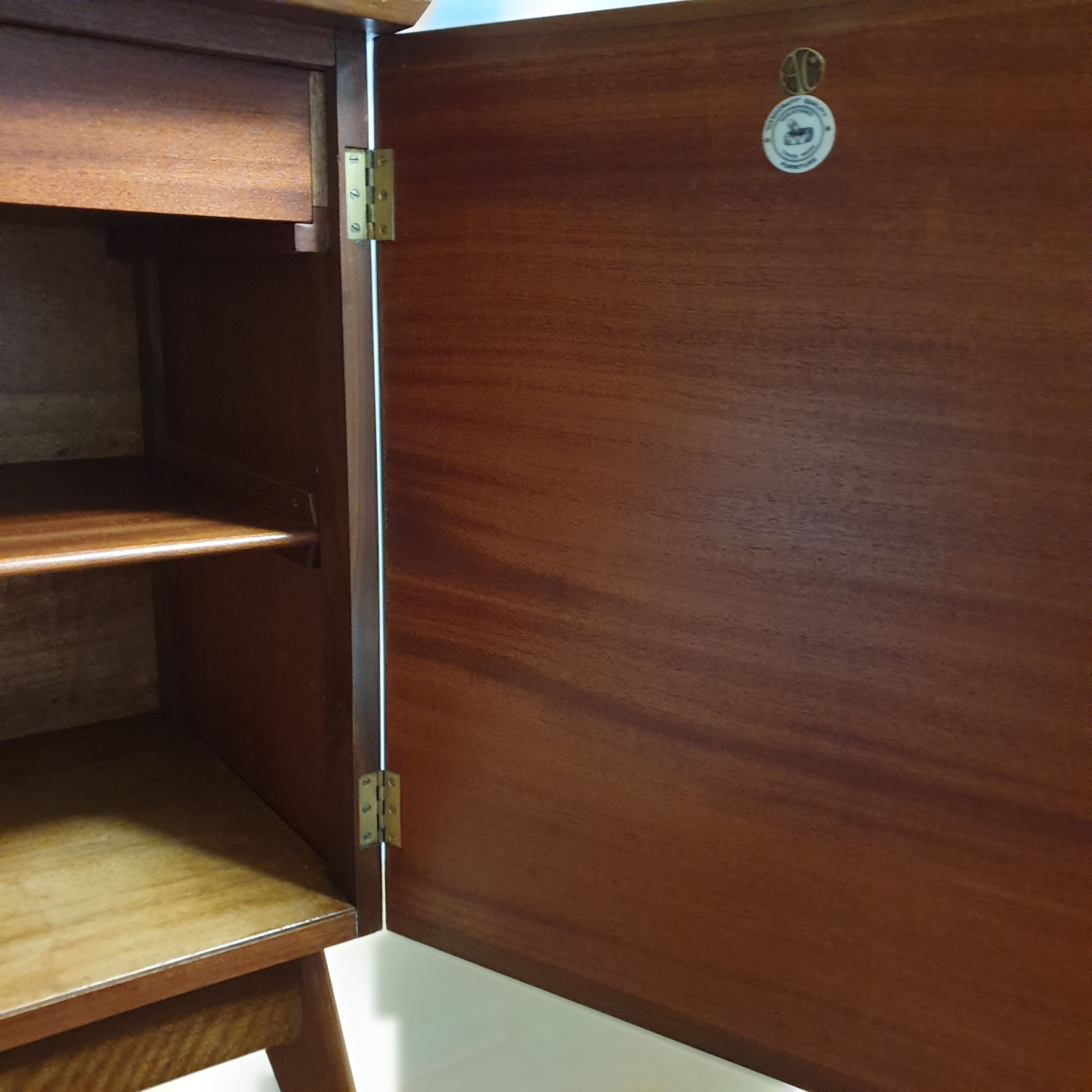 Vintage Alfred Cox furniture chest of drawers / sideboard