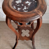 Vintage harness in walnut and marble