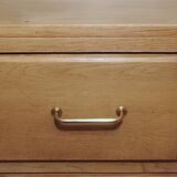 Oak chest of drawers