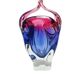 Vase by J. Hospodka for Chribska Glassworks, Former Czechoslovakia, 1960s