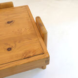 Solid pine coffee table from the 70s