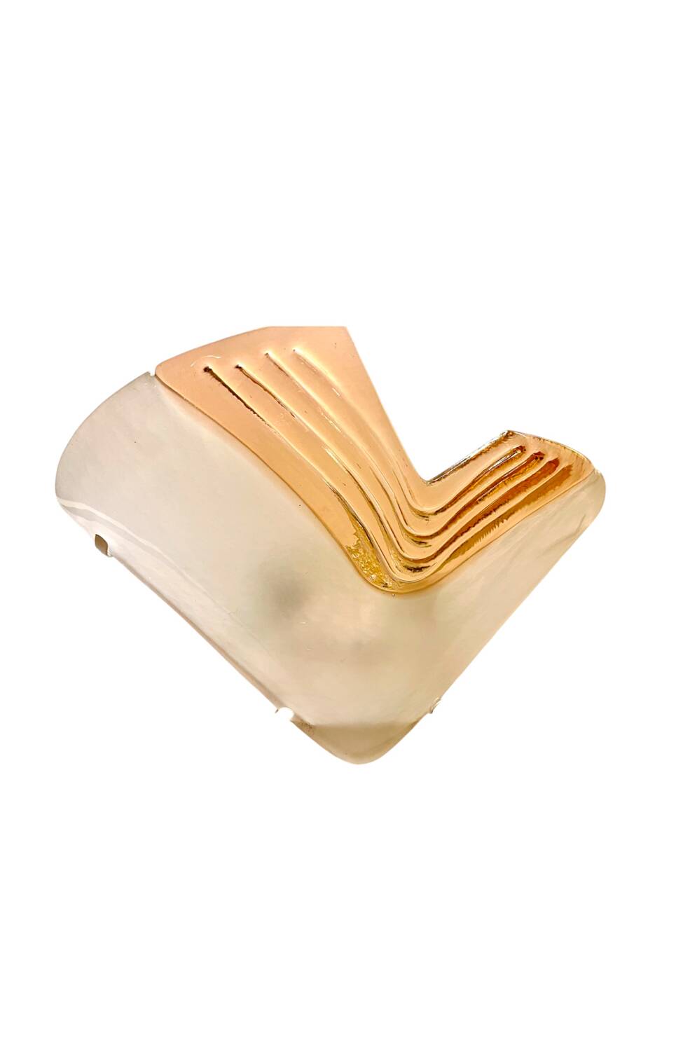 La Murina pair of Murano glass wall lights, Italy 1980