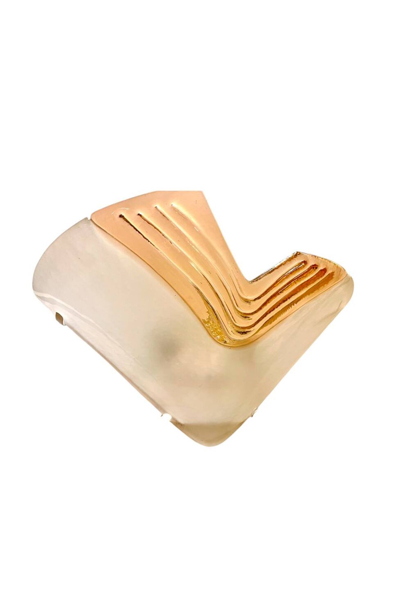 La murina paire d applique verre Murano ,Italie 1980