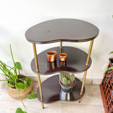 Bean shelf in formica and brass 50s/60s