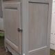 Buffet 1 porte en bois patiné gris