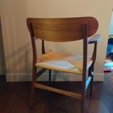 Set of 2 CH26 Chairs by Hansen Wegner for
