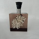 Pierre Giraudon vintage inclusion lamp