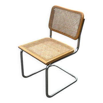 Chaise de design Cesca modèle B32 en chrome