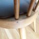 2 chairs bistro Baumann model 740 wood and skaï Scandinavian style