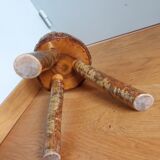 Brutalist tripod cowherd stool