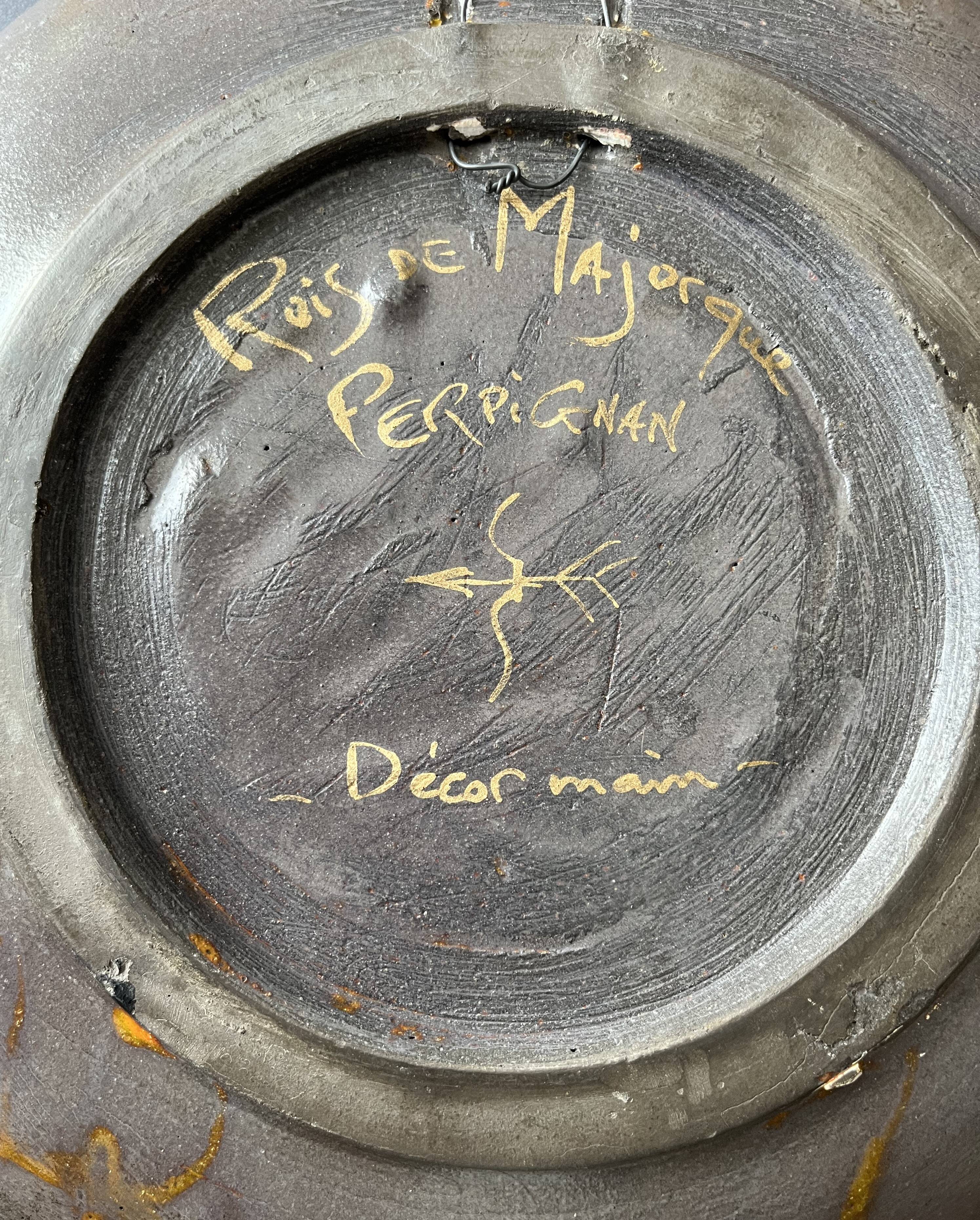 Ceramic dish Kings of Mallorca