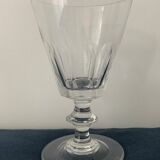 Suite of 5 old Baccarat walking glasses in crystal and glass