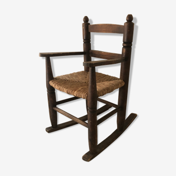 Old rocking chair for children