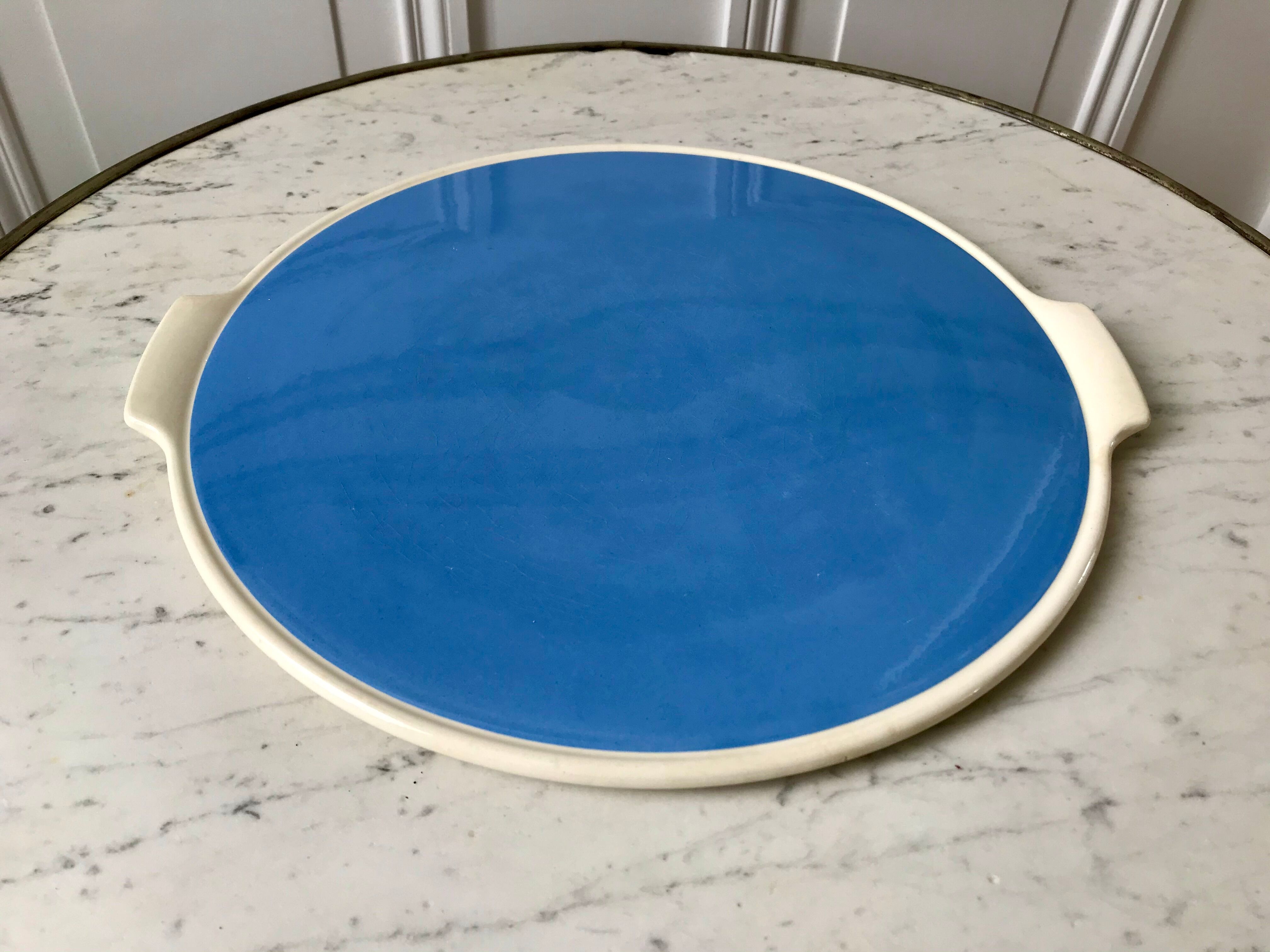 Pie dish sky blue Villeroy and Boch 50s