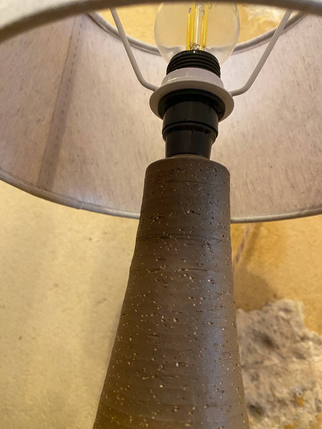 Small vintage ceramic lamp