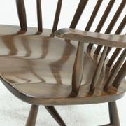 Fauteuil scandinave à dossier fuseau années 1960
