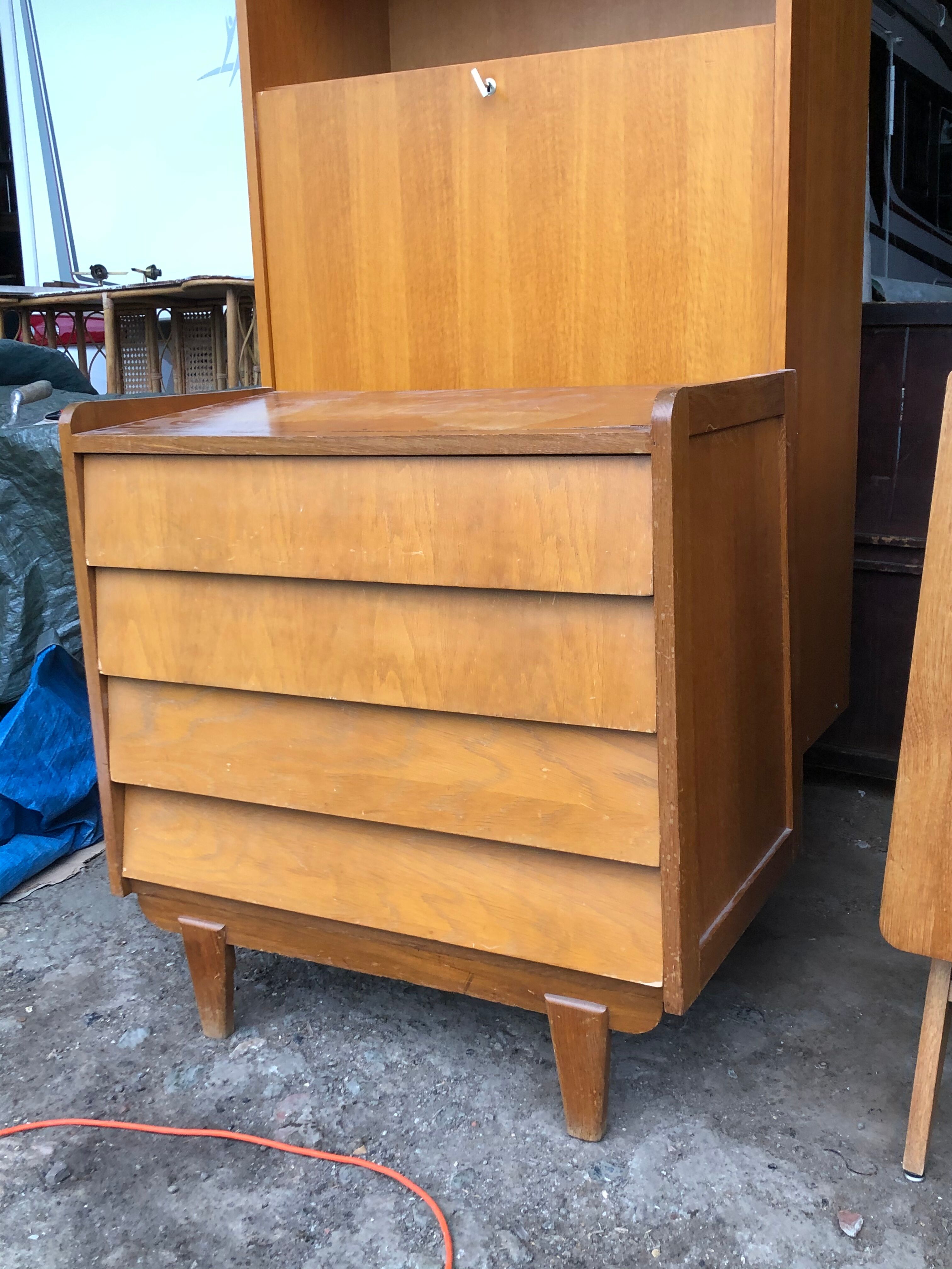 Commode années 50 deco vintage