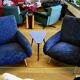 Pair of vintage armchairs by marc zanuso for arflex 1950